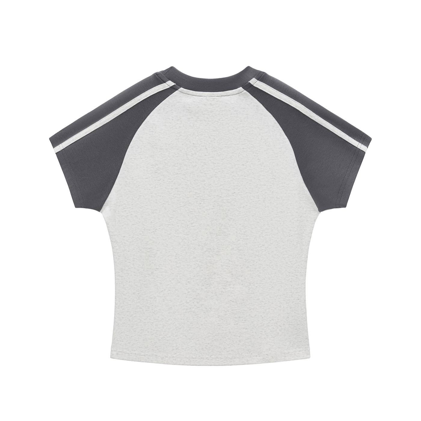 Contrast Stripes Bodycon Raglan  Sleeve
