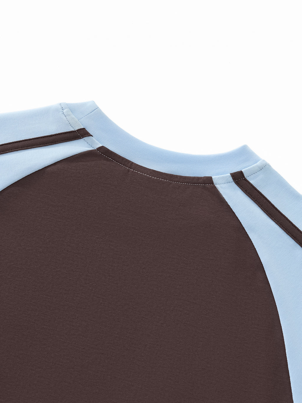 Contrast Stripes Bodycon Raglan  Sleeve